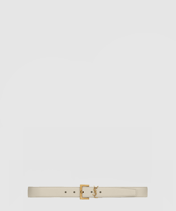 [SAINT LAURENT-생로랑]스퀘어 로고 벨트 634437