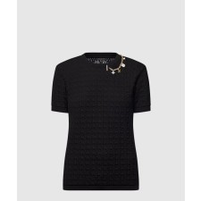 [LOUIS VUITTON-루이비통]레이스 니트 참 티셔츠 1AFZLV