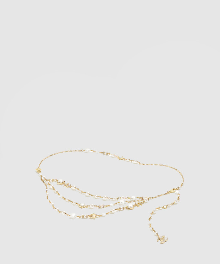 [CHANEL-샤넬]체인 벨트 ABC431