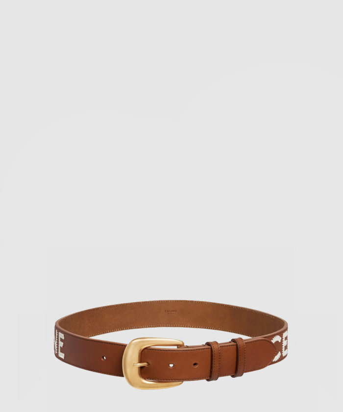 [CELINE-셀린느]라지 웨스턴 벨트 45BCP3