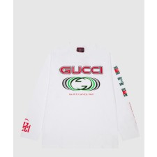 [GUCCI-구찌]프린트 코튼 저지 티셔츠 784364