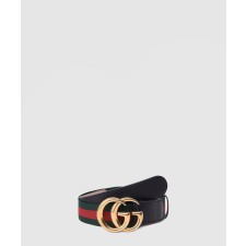 [GUCCI-구찌]인터로킹 G 버클 웹 벨트 ‎409416
