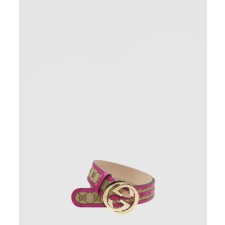 [GUCCI-구찌]클래식 프린트 GG 벨트 114876