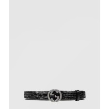 [GUCCI-구찌]GG 스무스 버클 벨트 368186