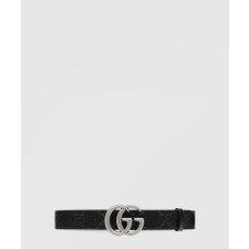 [GUCCI-구찌]GG 마몽 엠보스 레더 벨트 406831