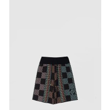 [LOUIS VUITTON-루이비통]다미에 코튼 니트 쇼츠 1AFQRM