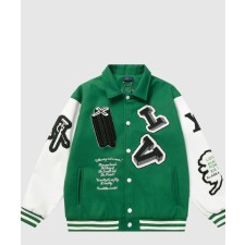 [LOUIS VUITTON-루이비통]바시티 레더 블루종 1A98D3