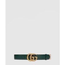 [GUCCI-구찌]듀얼 G 가죽 패치 벨트 709985