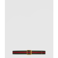 [GUCCI-구찌]직사각형 버클 웹 벨트 700339