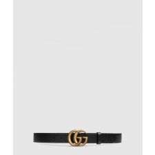 [GUCCI-구찌]더블 G 버클 레더 벨트 409417