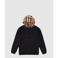 [BURBERRY-버버리]체크 후드 코튼 혼방 후디 80450041