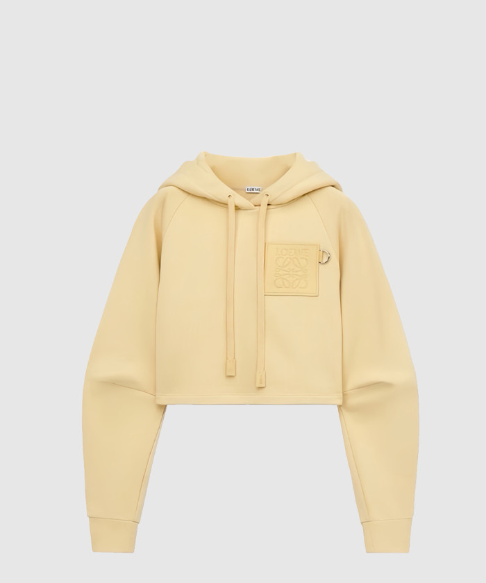 [LOEWE-로에베]코튼 크롭 후디
