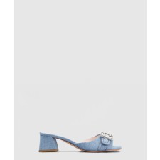 [ROGER VIVIER-로저비비에]트레 비비에 스트라스 버클 뮬 5363