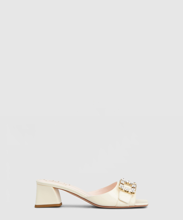 [ROGER VIVIER-로저비비에]트레 비비에 스트라스 버클 뮬 5363