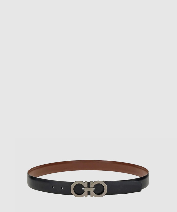 [FERRAGAMO-페레가모]길이 조절이 가능한 리버서블 간치니 벨트 670145