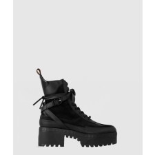 [LOUIS VUITTON-루이비통]로리엇 플랫폼 데저트 부츠 1AD25B