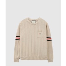 [GUCCI-구찌]인터로킹 GG 니트 코튼 스웨터 626068