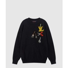 [LOUIS VUITTON-루이비통]툴 엠브로이더드 크루넥 1AB91N