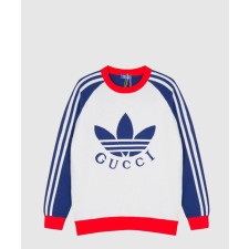 [GUCCI-구찌]트레포일 프린트 코튼 긴팔 티셔츠 722951