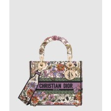 [DIOR-디올]레이디백 램스킨 미듐 M0565