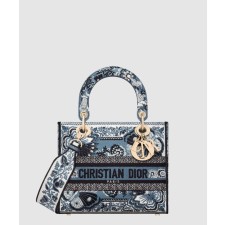 [DIOR-디올]레이디백 램스킨 미듐 M0565