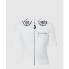 [LOUIS VUITTON-루이비통]브로더리 칼라 집업 니트 톱 1AGAG3