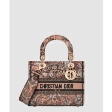 [DIOR-디올]레이디백 램스킨 미듐 M0565