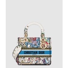 [DIOR-디올]레이디백 램스킨 미듐 M0565