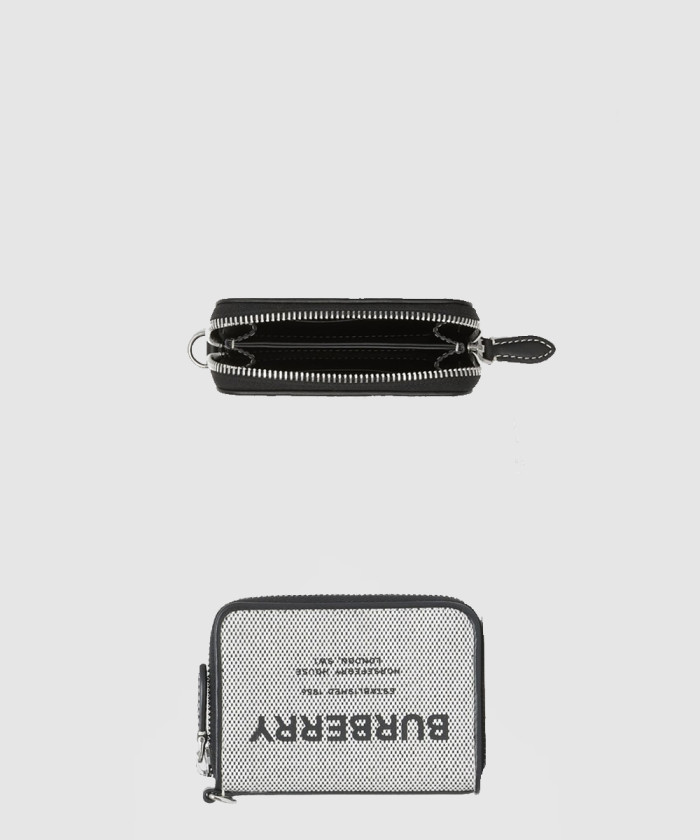 [BURBERRY-버버리]호스페리 프린트 면 캔버스 목걸이 카드지갑 80392541