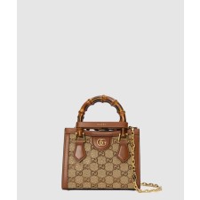 [GUCCI-구찌]다이애나 GG 크리스탈 미니 토트백 707449