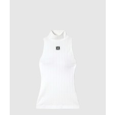 [LOEWE-로에베] 자수 골지 스트레치 코튼 터틀넥 탱크