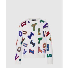 [LOUIS VUITTON-루이비통]NBA 레터스 크루넥 1A8X0J