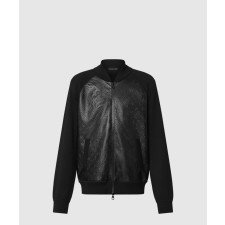 [LOUIS VUITTON-루이비통]레더 앤드 니티드 울 블루종 1ABJ1Y