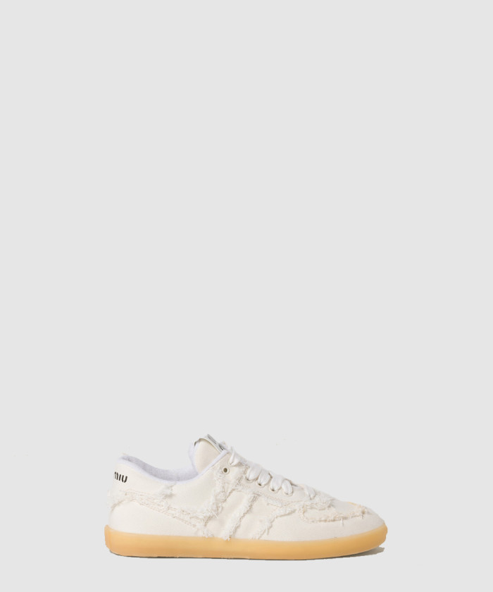 [MIUMIU-미우미우]데님 스니커즈 5E325E