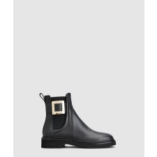 [ROGER VIVIER-로저비비에]레더 첼시 부츠 5484