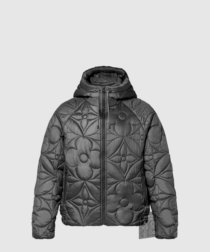 [LOUIS VUITTON-루이비통]플라워 퀼티드 후디 재킷 1A9FT7