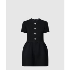 [LOUIS VUITTON-루이비통]모노그램 플라워 액센트 드레스 1AGAIF