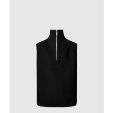 [LOUIS VUITTON-루이비통]엠보스드 모노그램 슬리브리스 스웨터 1AGCN4