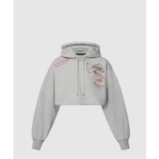 [LOUIS VUITTON-루이비통]트래블 스탬프 크롭드 후디 1AGDAI