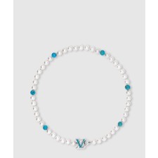 [LOUIS VUITTON-루이비통]콰이즈 로데오 (Turquoise Rodeo) 목걸이 M02058