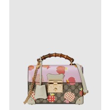 [GUCCI-구찌]패드락 GG 스몰 뱀부 토트백 603221