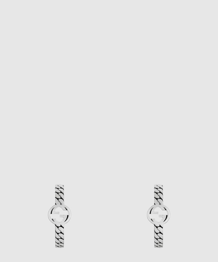 [GUCCI-구찌]구찌 인터로킹 후프 귀걸이 675122