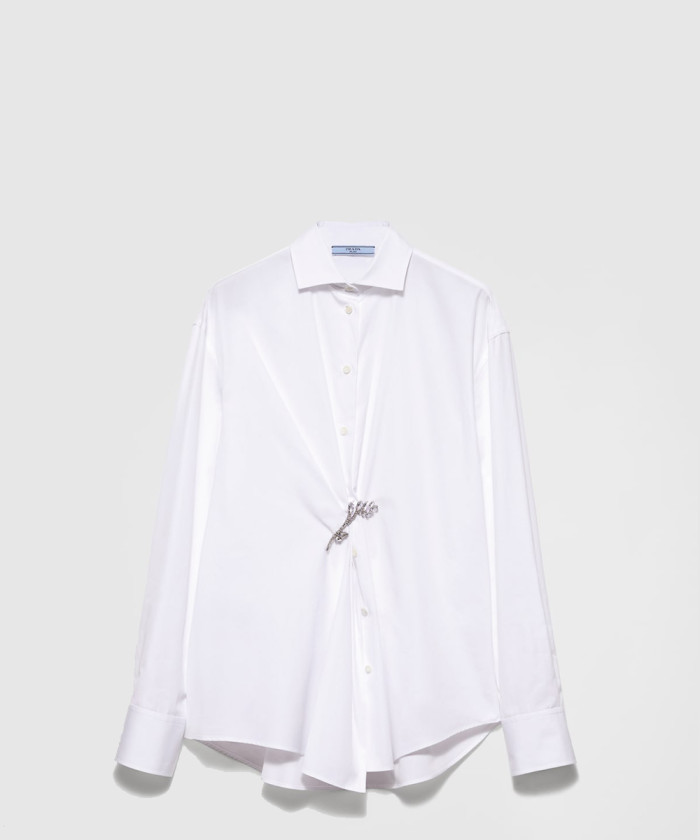 [PRADA-프라다]포플린 셔츠 P451HR