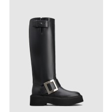 [ROGER VIVIER-로저비비에]비브 레인저스 바이커 부츠 7403