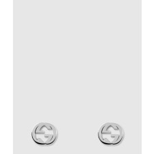 [GUCCI-구찌]실버 인터로킹 G 귀걸이 356289
