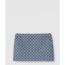 [GUCCI-구찌]GG 섀도우 부클레 울 미니 스커트 790278