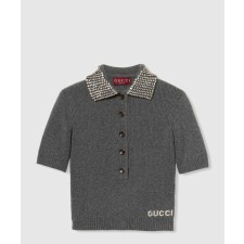 [GUCCI-구찌]리브 울 폴로 탑 ‎803889