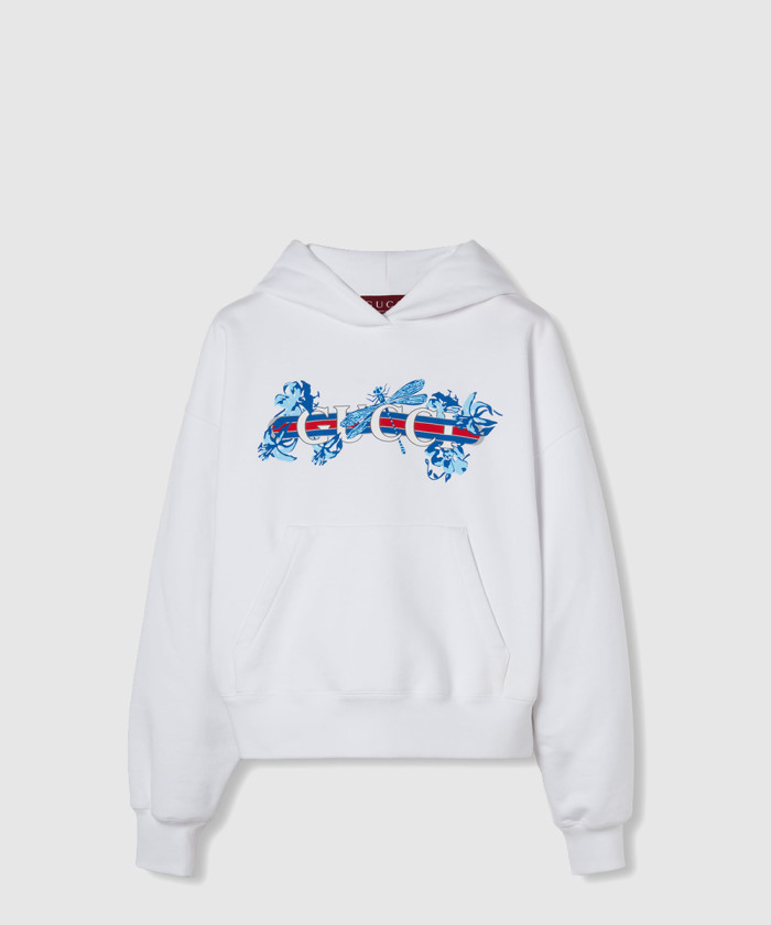 [GUCCI-구찌]코튼 저지 후드 스웨트셔츠 787274