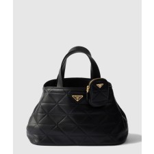 [PRADA-프라다]스티치 장식 미디엄 가죽 토트백 1BG545