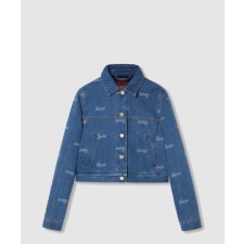 [GUCCI-구찌]레이저 디테일의 데님 재킷 797681